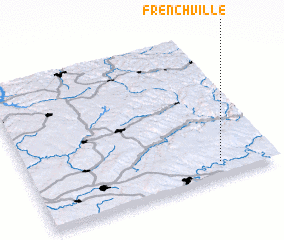 3d view of Frenchville