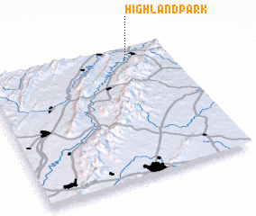 3d view of Highland Park