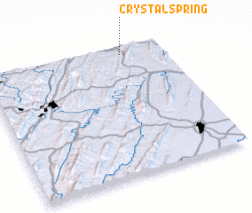 3d view of Crystal Spring