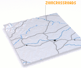 3d view of Zion Crossroads