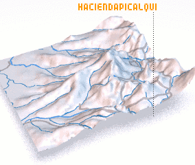 3d view of Hacienda Picalquí