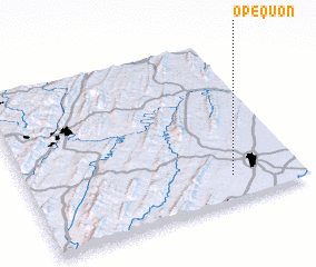 3d view of Opequon