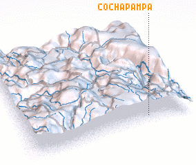 3d view of Cocha Pampa