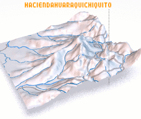 3d view of Hacienda Huaraquí Chiquito