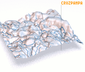 3d view of Cruz Pampa