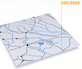 3d view of Doe Creek