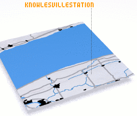 3d view of Knowlesville Station