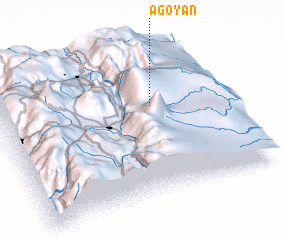 3d view of Agoyán