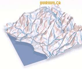 3d view of Quiruvilca