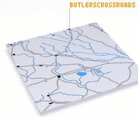 3d view of Butlers Crossroads
