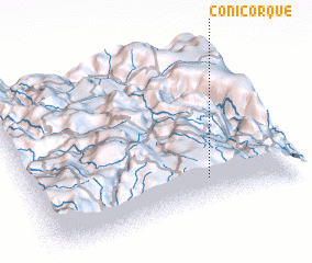 3d view of Conicorque