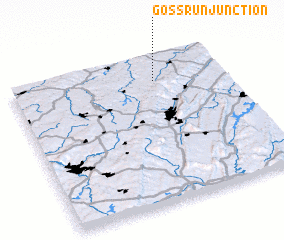 3d view of Goss Run Junction