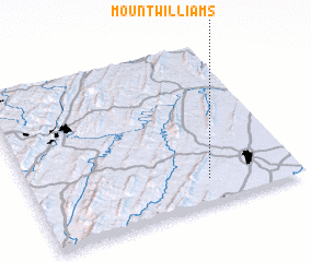 3d view of Mount Williams