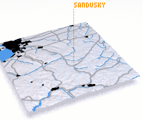 3d view of Sandusky