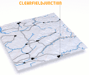 3d view of Clearfield Junction