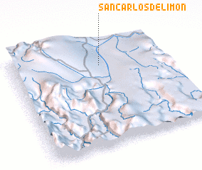 3d view of San Carlos de Limón