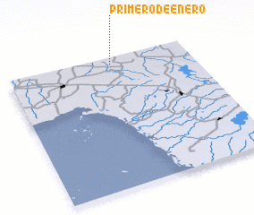 3d view of Primero de Enero