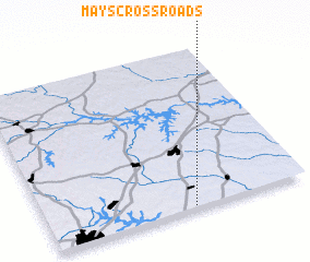 3d view of Mays Crossroads