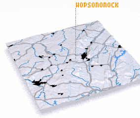 3d view of Wopsononock