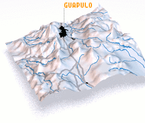 3d view of Guápulo