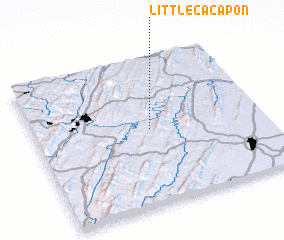 3d view of Little Cacapon