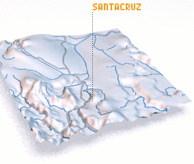 3d view of Santa Cruz