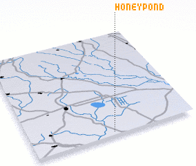 3d view of Honey Pond