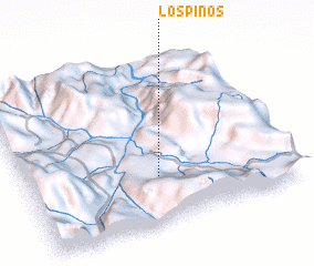 3d view of Los Pinos