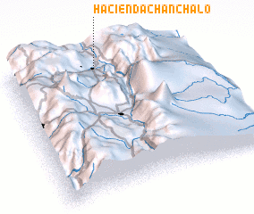 3d view of Hacienda Chanchaló