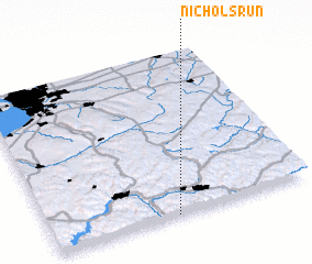 3d view of Nichols Run