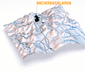 3d view of Hacienda Solanda