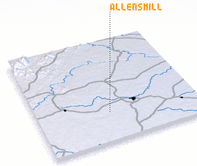 3d view of Allens Mill