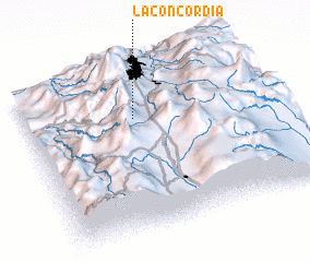 3d view of La Concordia