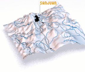 3d view of San Juan