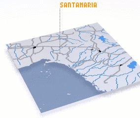 3d view of Santa María