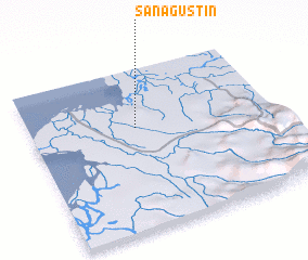 3d view of San Agustín