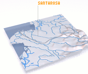 3d view of Santa Rosa