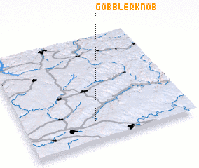 3d view of Gobbler Knob