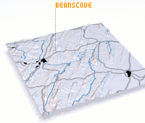 3d view of Beans Cove