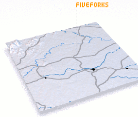 3d view of Five Forks