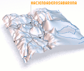 3d view of Hacienda de Rosa Barona