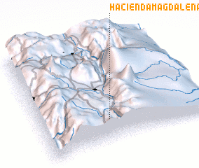 3d view of Hacienda Magdalena