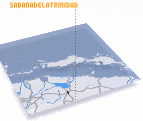 3d view of Sabana de la Trinidad