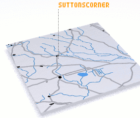 3d view of Suttons Corner