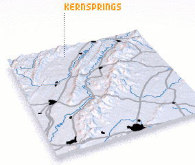 3d view of Kern Springs