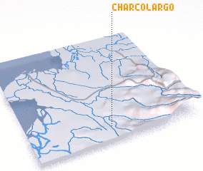 3d view of Charco Largo