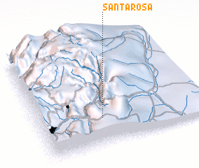 3d view of Santa Rosa