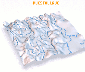 3d view of Puesto Llave