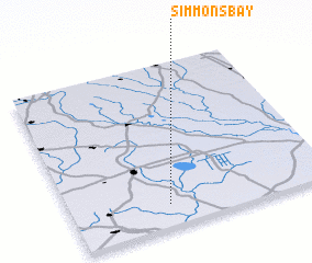 3d view of Simmons Bay