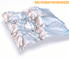 3d view of Hacienda Tunshi Grande